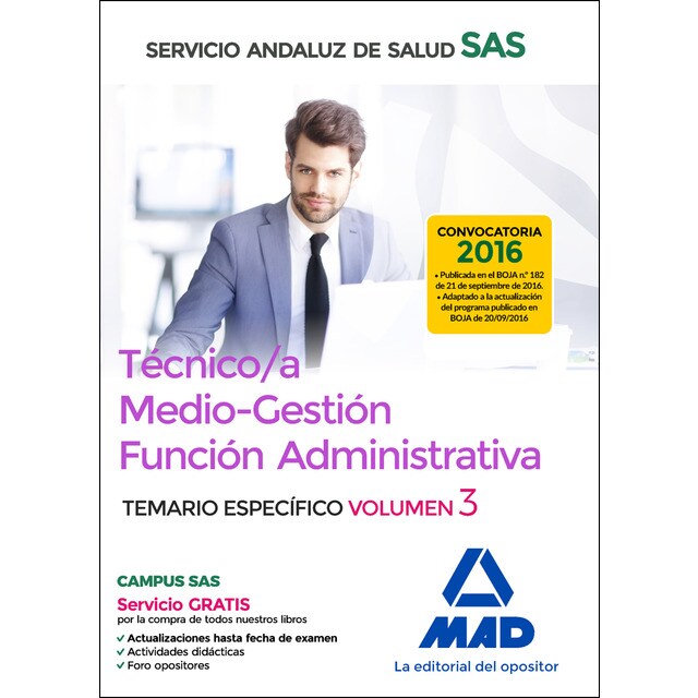 Técnico/a medio-gestión función administrativa del sas opción administración general. Temario específico volumen 3.pdf