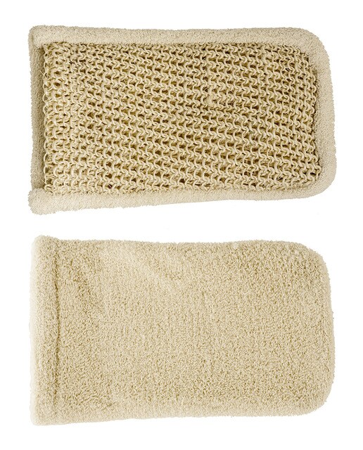 Manopla baño doble Event