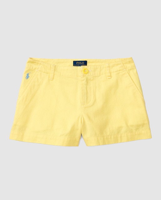 ralph lauren yellow shorts