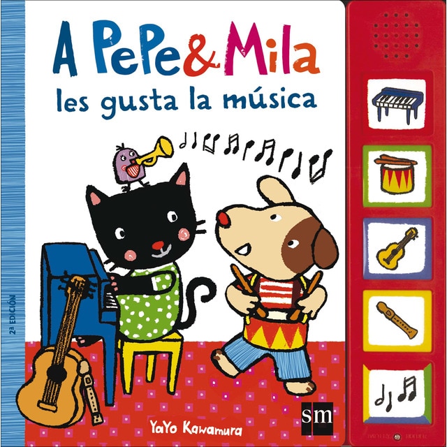 A Pepe y Mila les gusta la música  (Tapa dura)