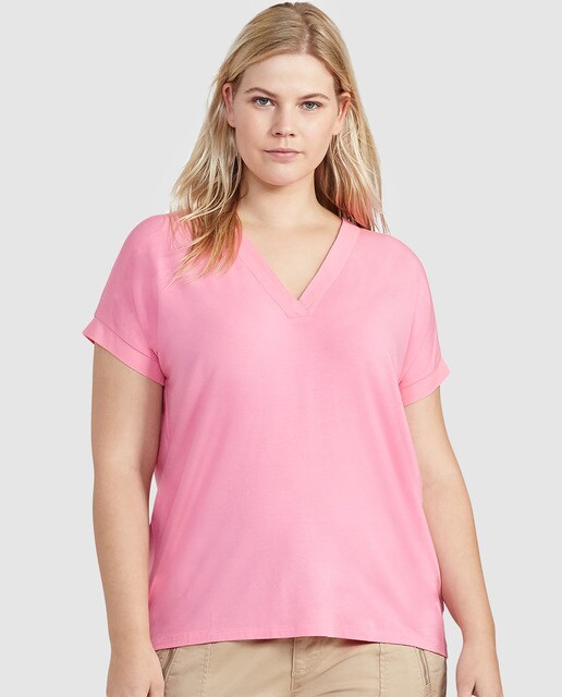 ladies ralph lauren v neck t shirt