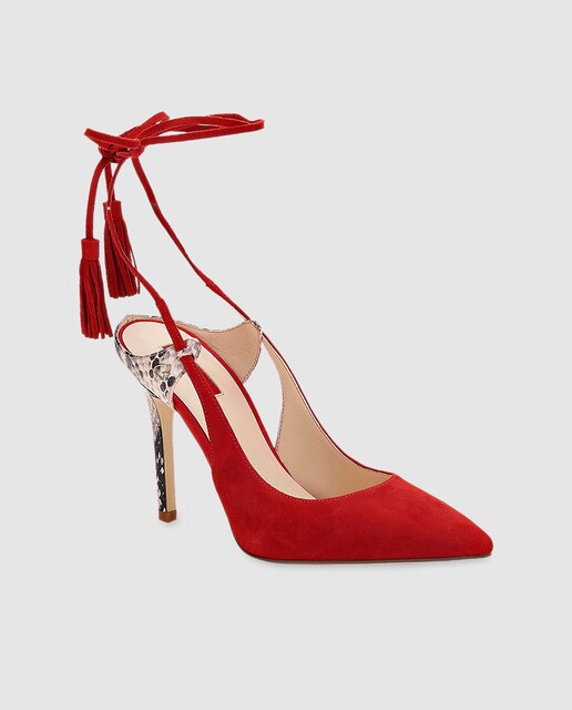 Zapatos de salón de mujer Guess de piel rojos · Guess · Moda · El Corte