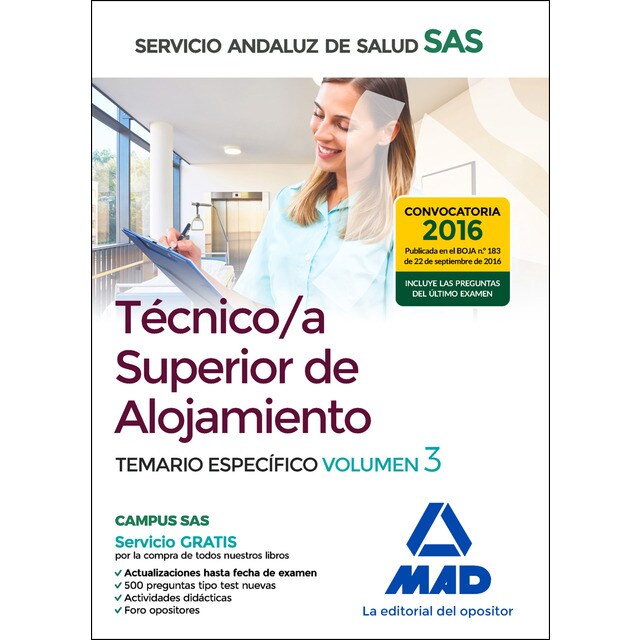 Técnico/a superior de alojamiento del servicio andaluz de salud. Temario específico volumen 3.pdf