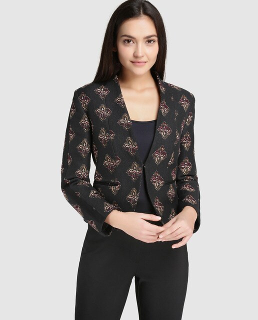 Veste Femme Petite Avec Jacquard Fantaisie Petite Mode El Corte Ingles