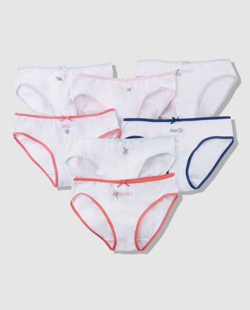 Girls Days Of The Week Underwear Briefs 14-Pack