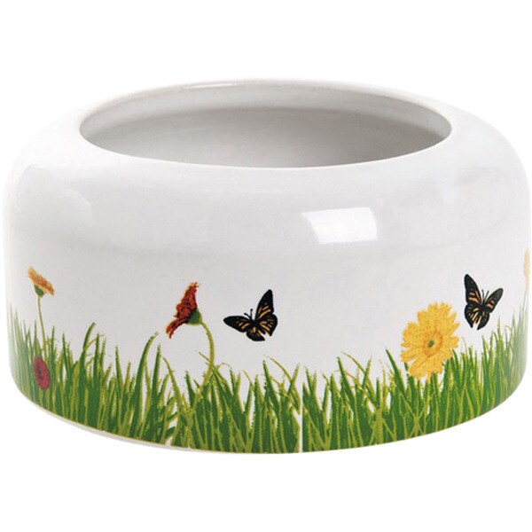 Keramikteller für Nagetiere Maße 8x8x3,5 cm 180 ml 1 Einheit