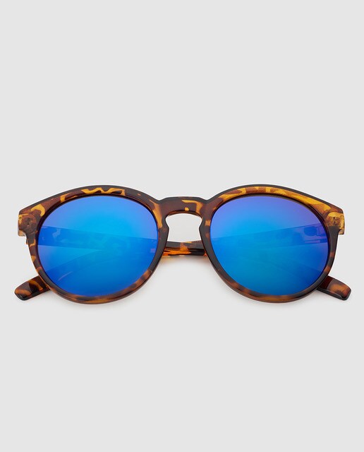 Couleur Miel Green Rondes Lunettes · El En Plastique Mode Coast PXZlOiTwuk