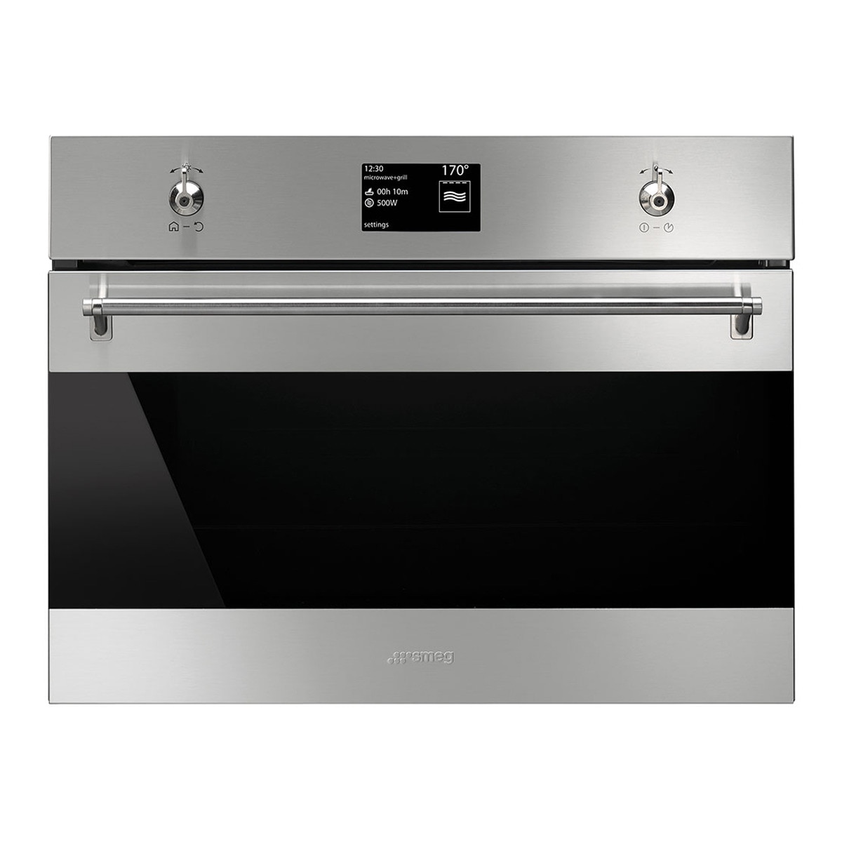 Horno Smeg SF4395MCX con microondas