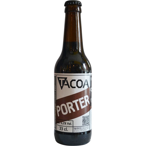 Porter craft dark beer from Tenerife bottle 33 cl · TACOA · Supermercado El Corte Inglés