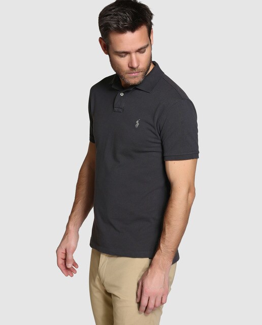 ralph lauren slim fit pique shirt