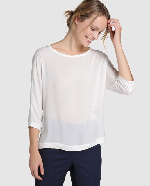 tee shirt fluide blanc