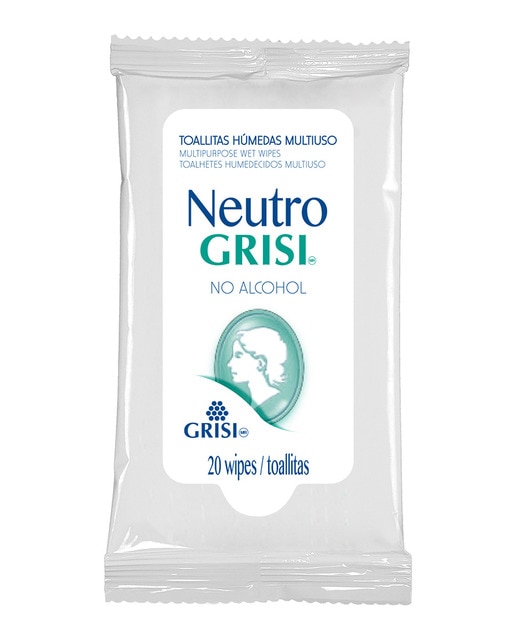 Toallitas desinfectantes manos Antibacterias Grisi