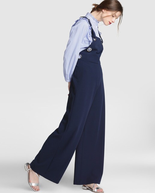 navy dungarees womens