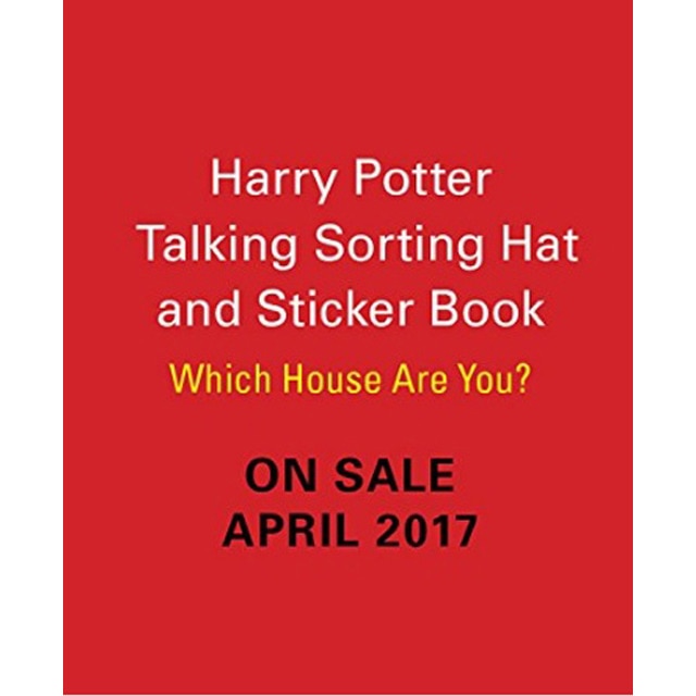 Harry potter talking sorting hat and sticker book: