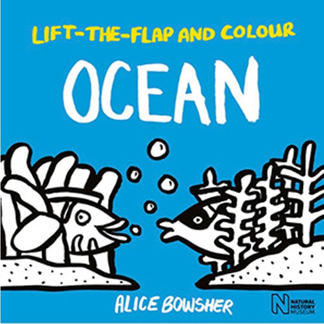 Colour lift the flaps + colour: ocean