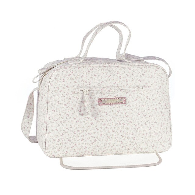 floral changing bag