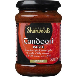 Sharwood's Pasta de Caril Tandoori Médio frasco 300 g