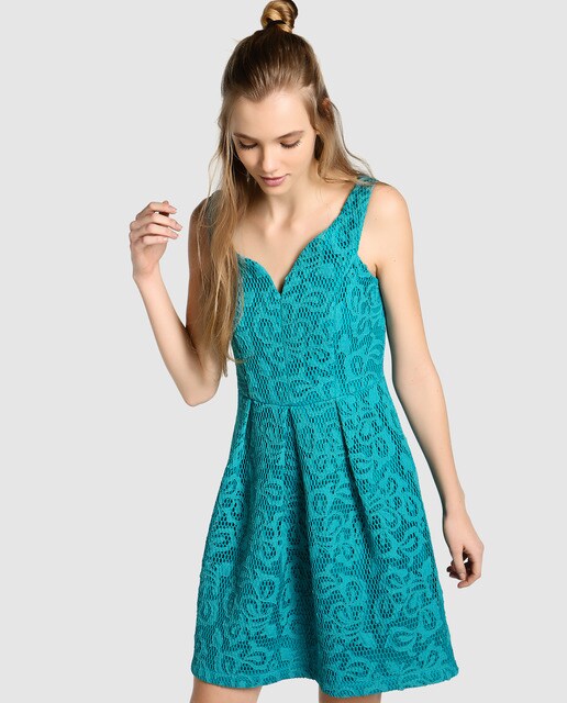 robe femme vert emeraude