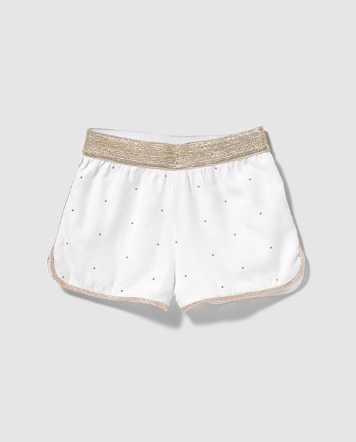 girls white gym shorts