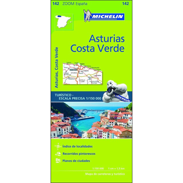 Mapa zoom asturias, costa verde