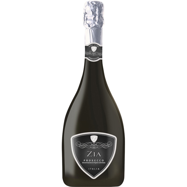 Prosecco extra dry sparkling red wine from Italy bottle 75 cl · ZIA