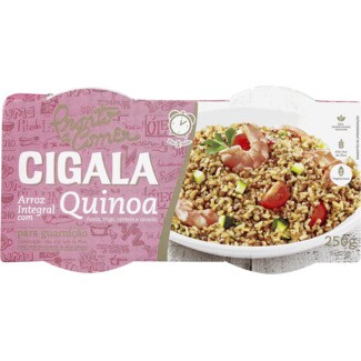 Cigala Arroz Integral com Quinoa embalagem 250 g