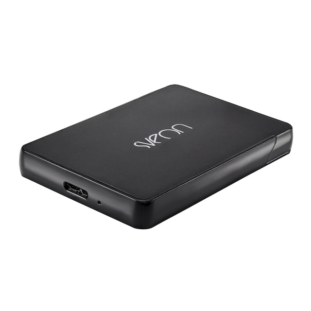 Caja de plástico para disco duro SATA de  6,35 cm ( 2,5 '') Sveon USB 3.0 negro