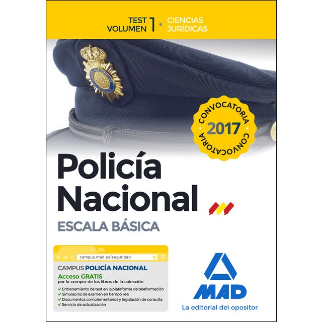 Policía nacional escala básica. Test volumen 1 ciencias jurídicas.pdf