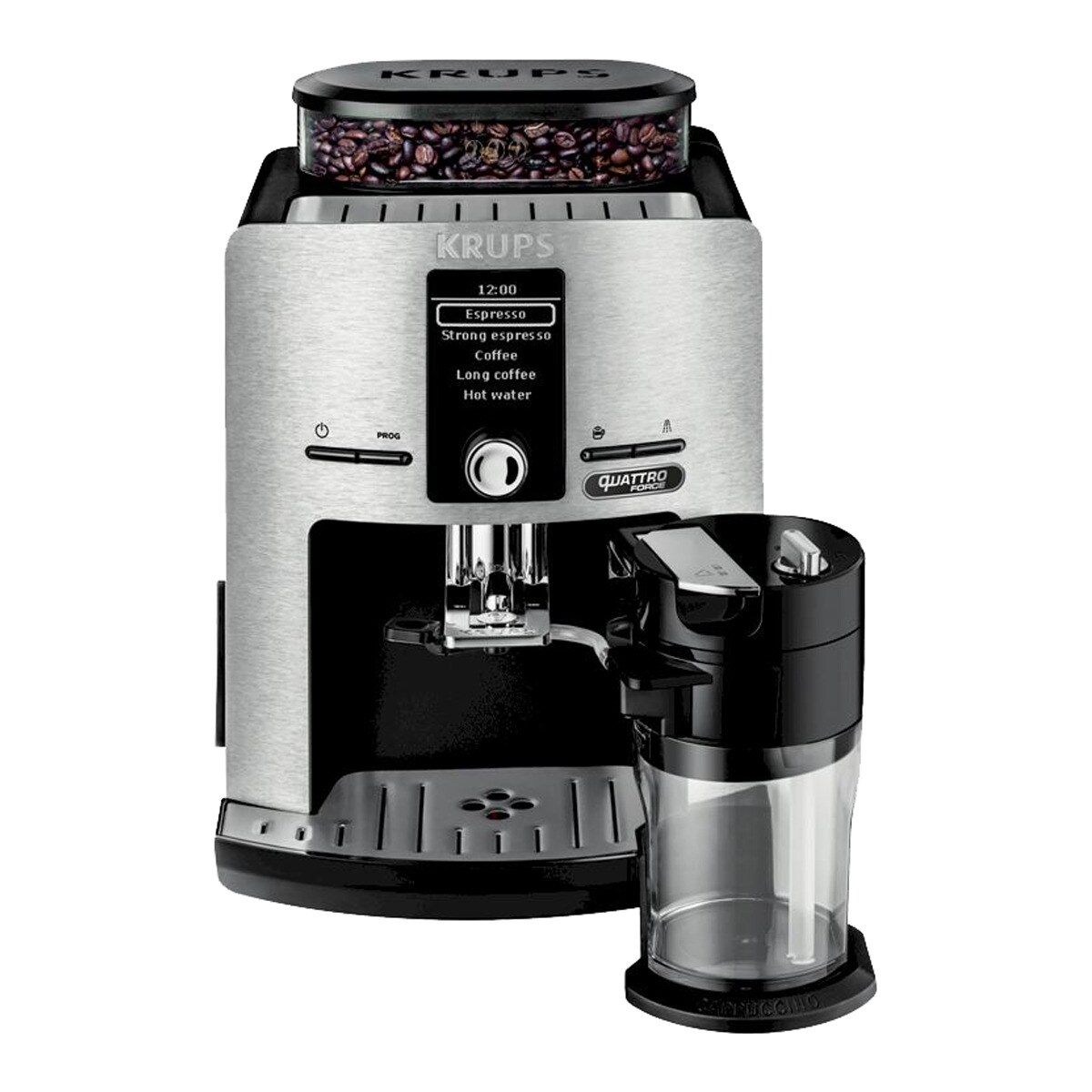 Cafetera espresso automática Krups Espresseria Die Cast Quattro Force EA82FD