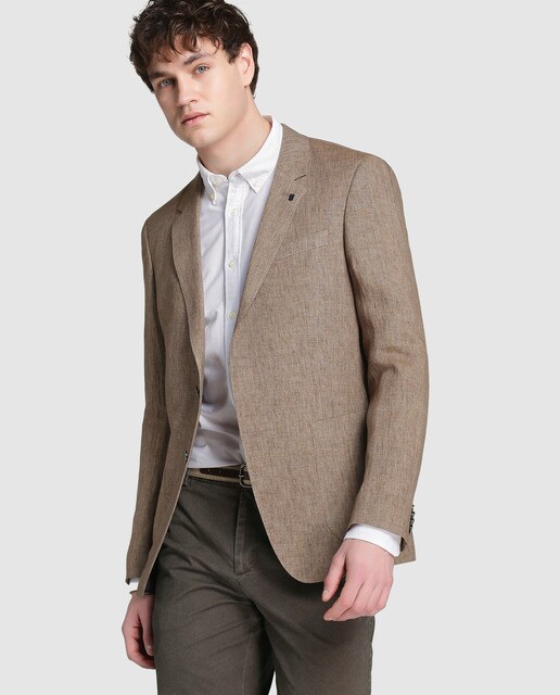 Costume Tailored Tommy Slim · Veste Homme Lin En Beige tsrChdxQ