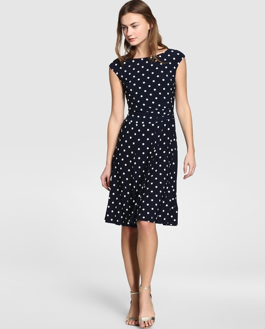 lauren ralph lauren polka dot dress