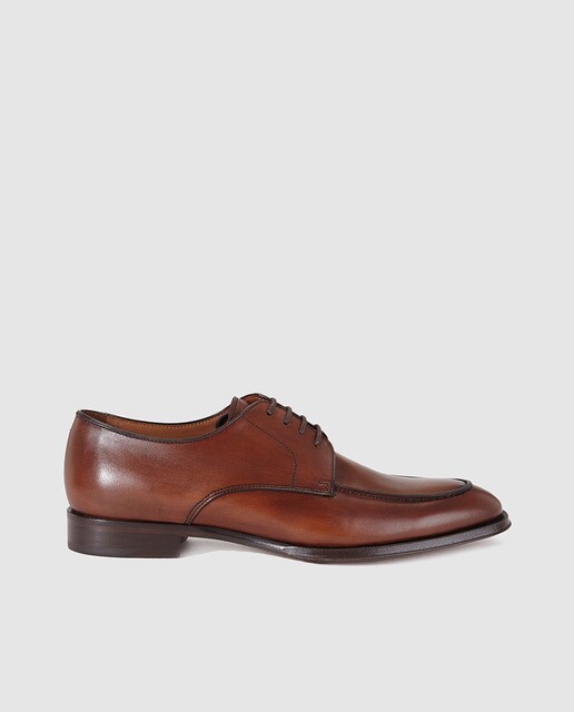 Hombre Cordones · Lottuse De Marrón Lottusse Piel Zapatos WRB1q