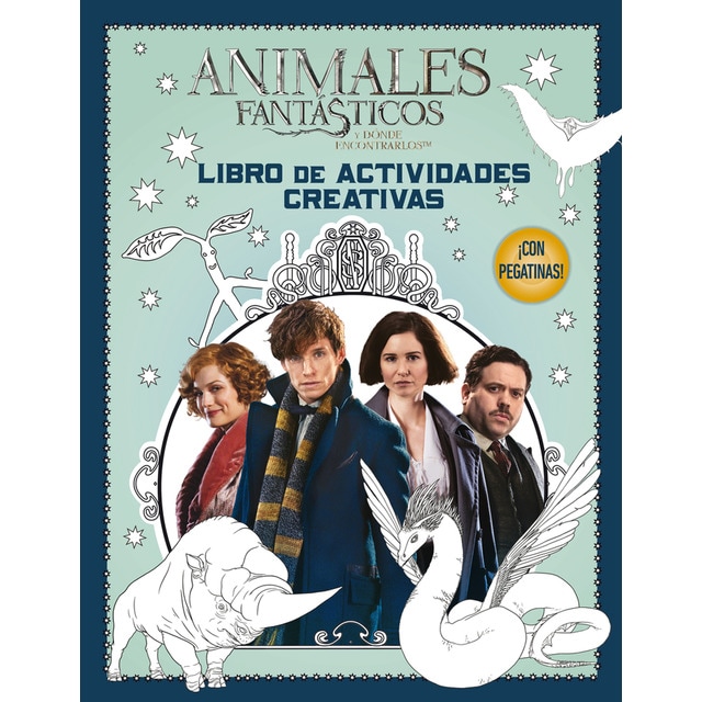 Animales fantásticos libro de actividades creativas (Tapa dura)