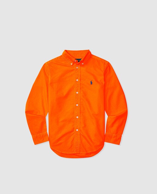 polo ralph lauren orange shirt