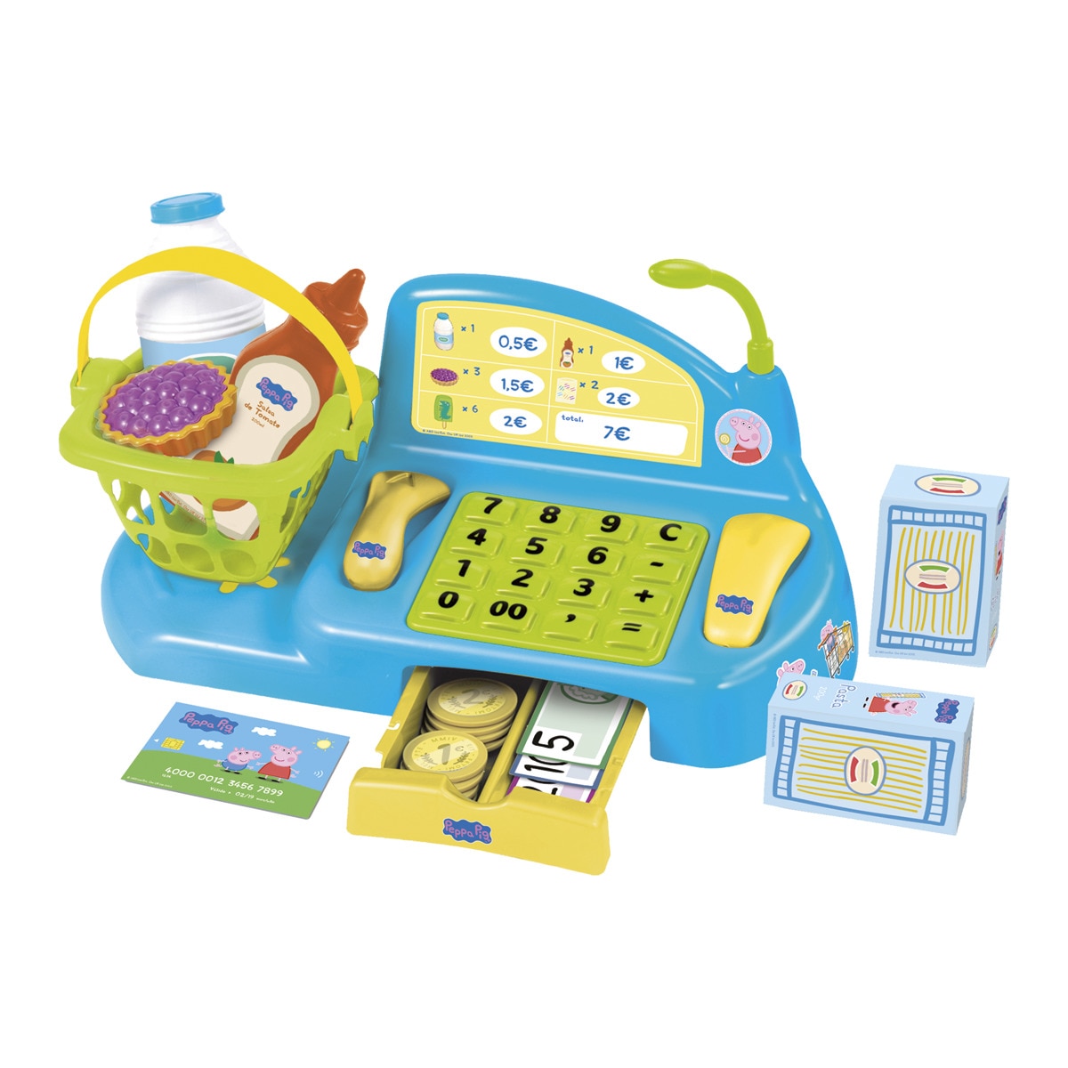 Caja Resgistradora Peppa pig juguete smoby 33701230 registradora de con 22 1230p