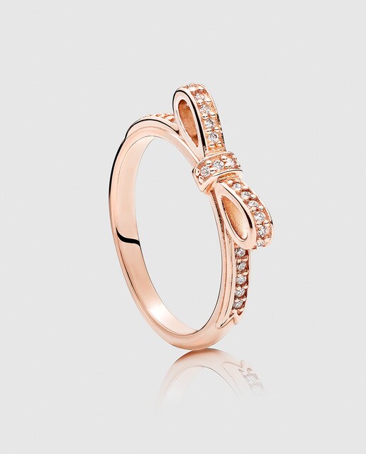 anillo pandora lazo plata anillo pandora lazo plata