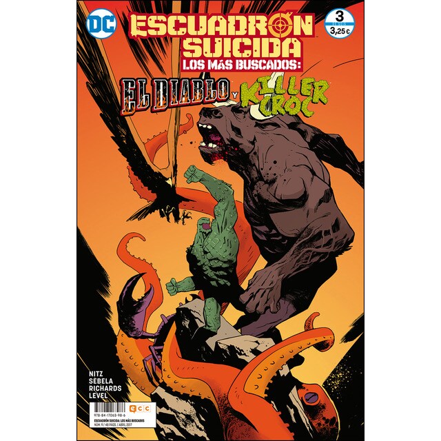 Escuadrón suicida: el diablo/killer croc ? los más buscados núm. 9/ 3 (Tapa blanda)