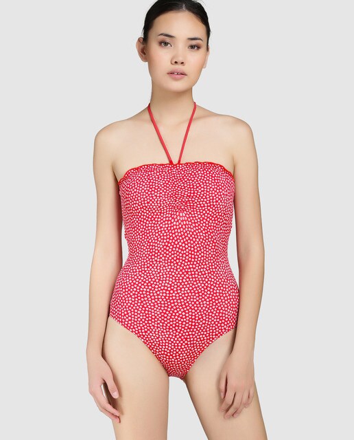 tommy hilfiger bandeau swimsuit