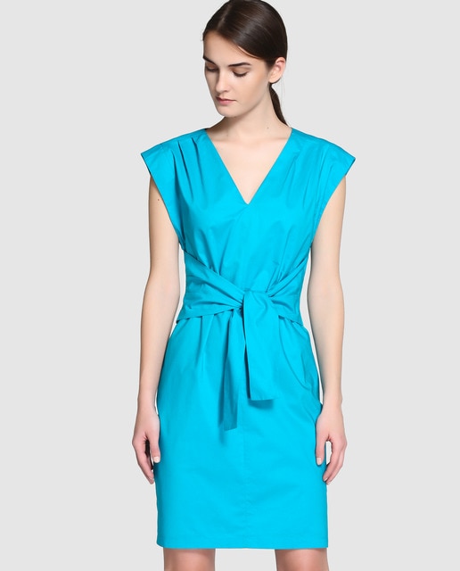 Robe turquoise femme Clearance