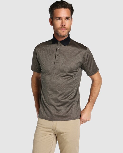 mercerised cotton polo shirts