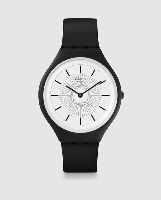 Reloj Skinnoir Silicona De Svub100 Swatch Hombre 0O8nXwkP