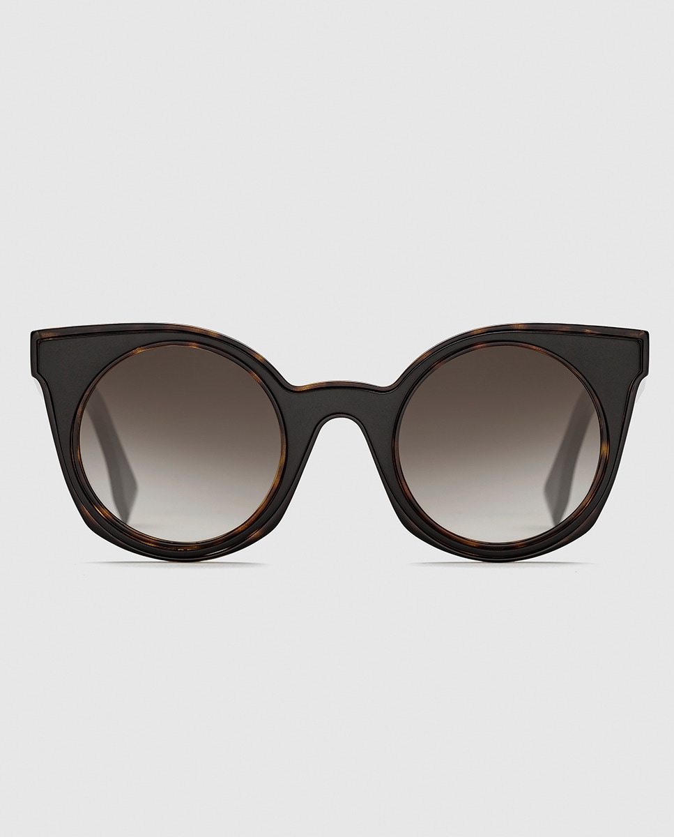 Gafas de sol de mujer FF0196S de pasta negras y habana · Fendi · Moda