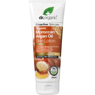 Dr.Organic Loção para o Corpo com Argão  Biológico embalagem 200 ml