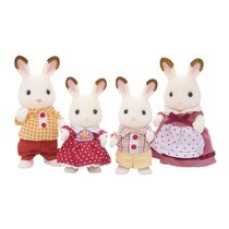 Familia conejos chocolate Sylvanian Families