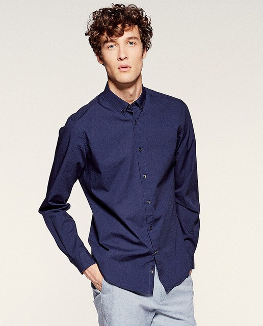 sfera camisas hombre