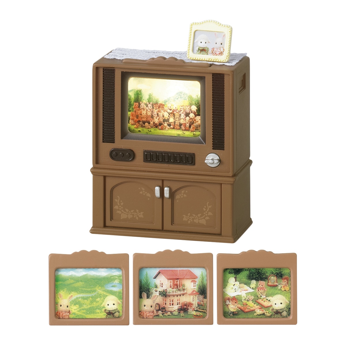 Televisor Color Luxury sylvanian families accesorio para casa de muñecas 4264