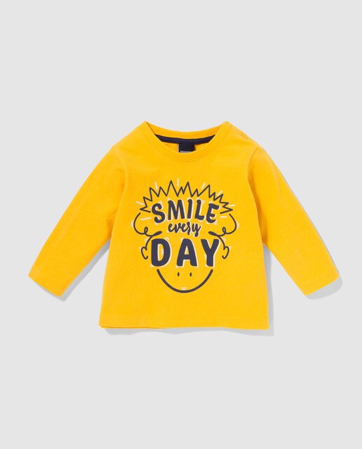 baby boy mustard yellow shirt