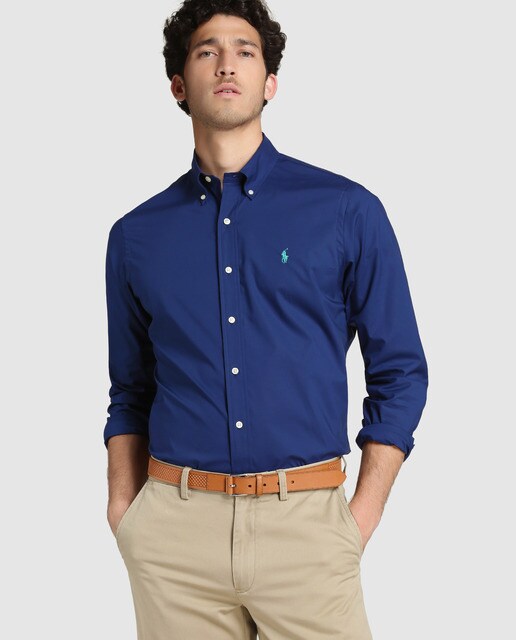 Camisa Ralph Lauren Azul Marino Camisa Ralph Lauren Azul Marino