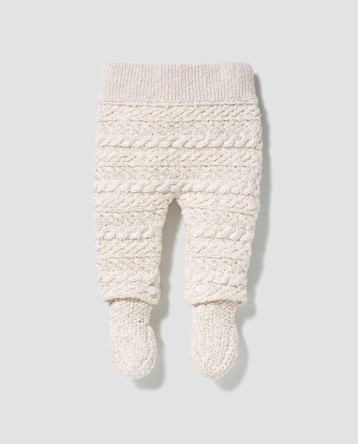 Pantalon A Pieds Bebe Garcon Bass 10 Tricot Couleur Creme Mode El Corte Ingles