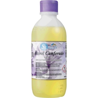 Setálcool Álcool Canforado 85% embalagem 250 ml